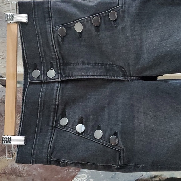 Express Black Super High Rise Stretch+ Denim Legging Women 4S - Picture 2 of 12